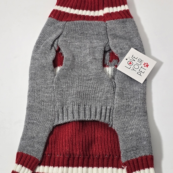 Love you pet joy love dog sweater s m nwt - Picture 2 of 2